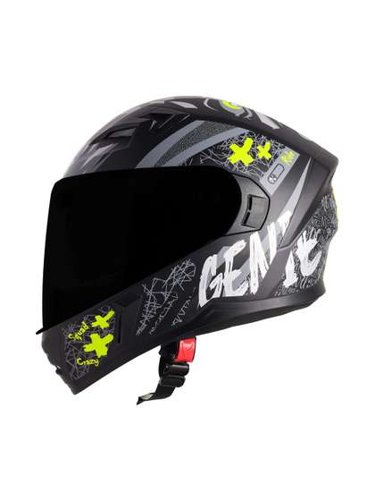 Steelbird SBA 21 Genie
                      Full Face Scratch Resistant Motorbike Helmet