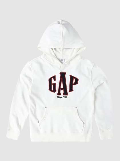 GAP Boys Brand Logo
                    Embroidered Relaxed Fit Hooded Long Sleeves
                    Sweatshirt