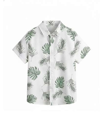 BAESD Boys Floral
                    Printed Casual Shirt