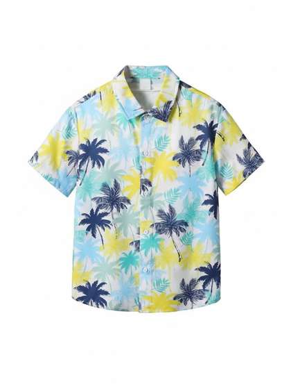 BAESD Boys Floral
                      Printed Casual Shirt