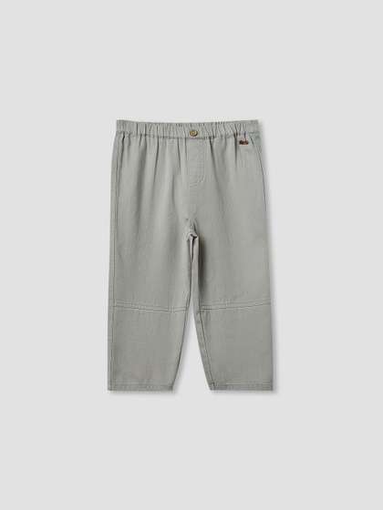 Giggles by Babyshop Boys
                    Mid-Rise Regular Fit Cotton Trousers Wiith Back
                    Pocket