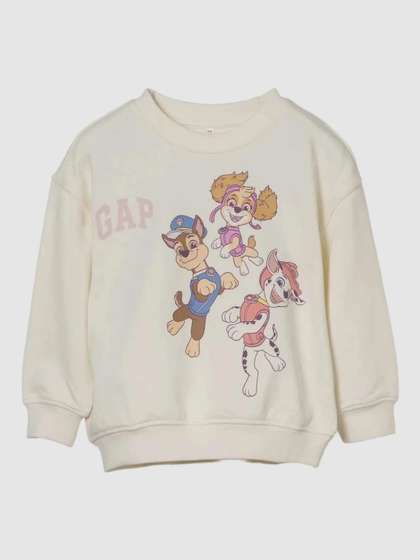 GAP Kids Logo &
                      Paw Patrol Printed Drop-Shoulder Sweatshirt