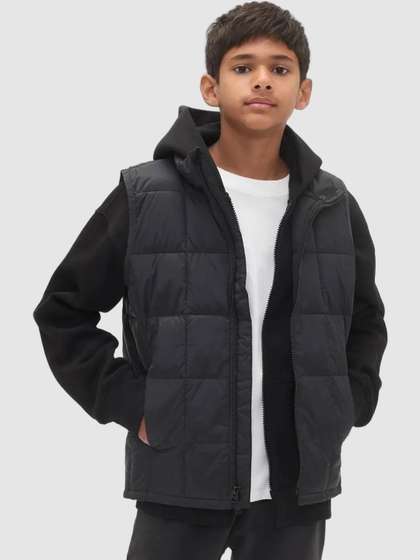 GAP Boys Relaxed Fit
                    Mock Neck Padded Jacket