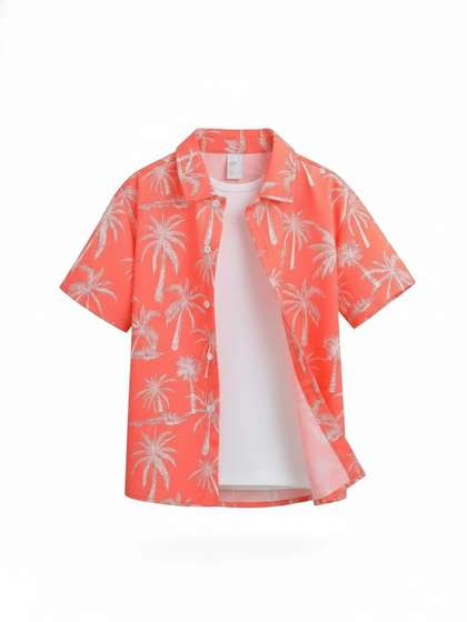 BAESD Boys Printed
                        Casual Shirt