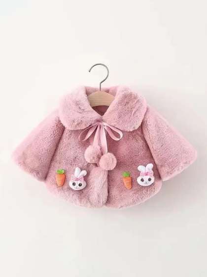 Reshus Girls Self Design
                    Winter Coat