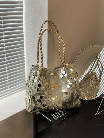 StyleCast x
                          Revolte Embellished Shopper Tote Bag