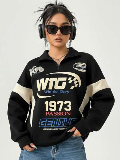 The Roadster
                        Lifestyle Co Printed V Neck full sleeves
                        Sweatshirts