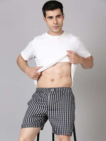 Levis Men Striped
                        Print Pure Cotton Boxers