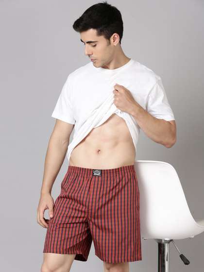 Levis Men Checked
                        Inner Elastic Pure Cotton Boxers