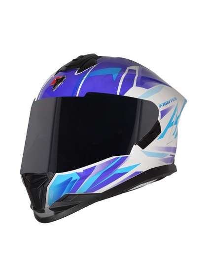 Steelbird SBH 57 Fighter
                    F4 Full Face Scratch Resistant Helmet
