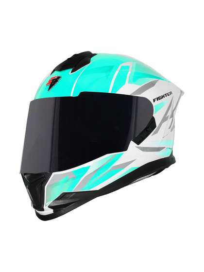Steelbird 57 Fighter
                      F4 Graphic Printed Full Face Helmet