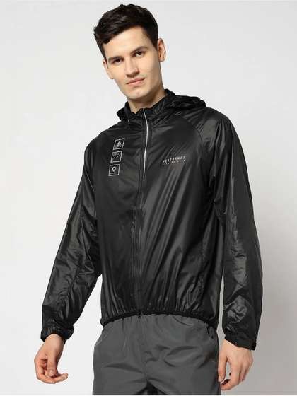 Performax Men Brand
                        Logo Printed Lightweight Cycling Sporty Jacket