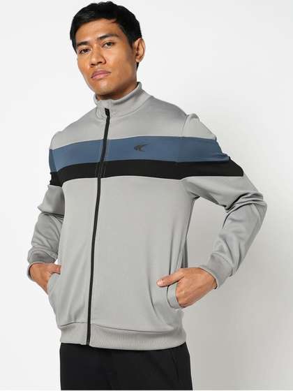 Performax Men
                          Colourblocked Lightweight Dry Fit High Neck
                          Training or Gym Sporty Jacket