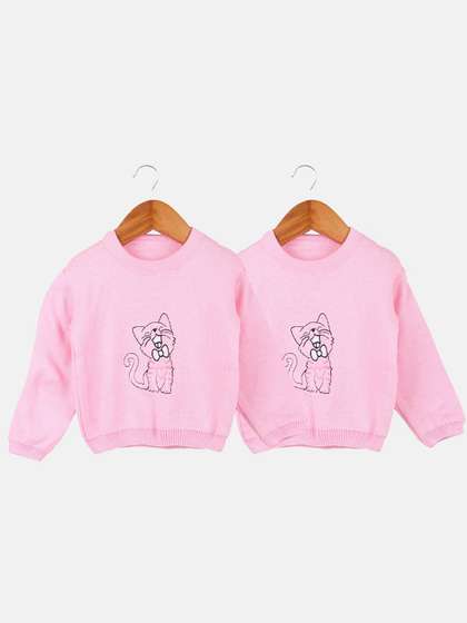 Anixa Baby Boys &
                    Girls Pack Of 2 Winter Woollen Sweater