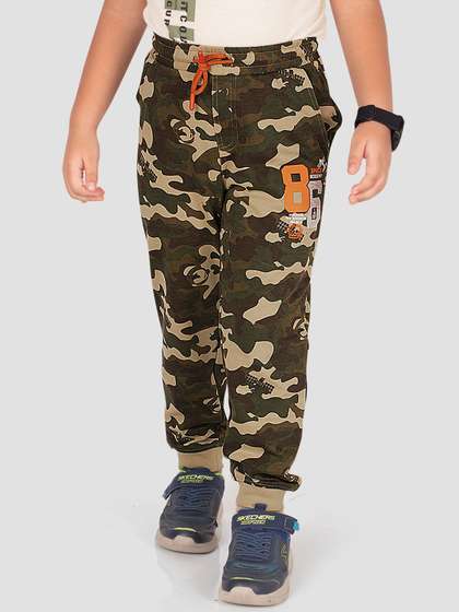 TRESNOVA Boys Camouflage
                    Printed Mid-Rise Cotton Regular Fit Regular
                    Trousers