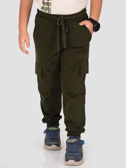 TRESNOVA Boys Cotton
                    Regular Fit Mid-Rise Trousers