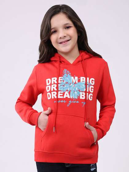 Monte Carlo Girls Hooded
                    Neck Full Sleeve Sweatshirt