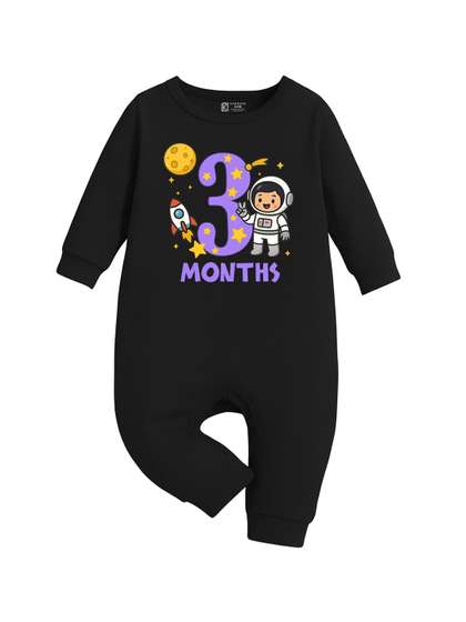 karmikh clothing &
                    lifestyle Infants 3rd Month Birthday Cotton Romper