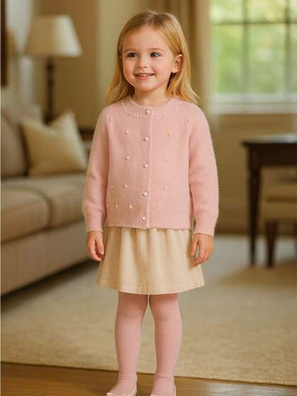 Bold N Elegant Girls
                    Embroidered Cardigan with Embellished Detail