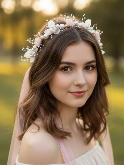 Ziory Girls Floral
                      Embellished Hairband