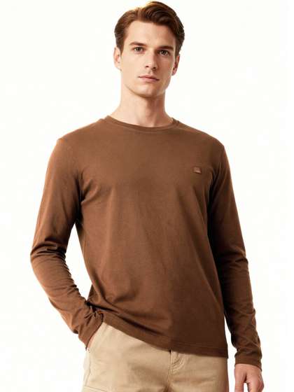 DAMENSCH Men Solid
                        Round Neck T-shirt