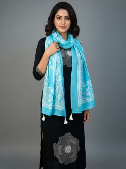Sangria Women Cotton
                        Printed Dupatta