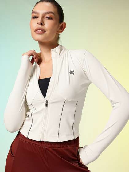 HRX by Hrithik Roshan
                      Mock Collar Rapid-Dry Running Sporty Jacket