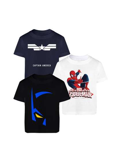 Marvel by Miss and Chief
                    Boys Graphic Printed Tshirts