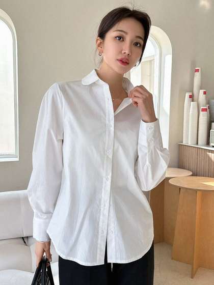 Mast & Harbour Women Oversized Cotton Shirt