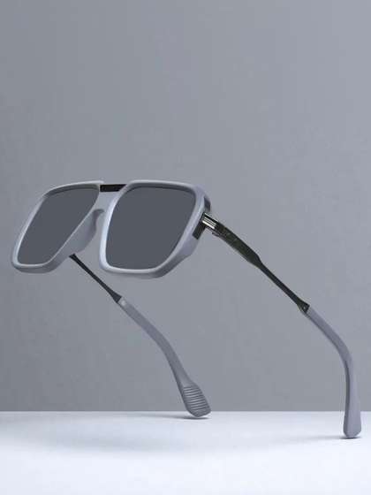 The Roadster Lifestyle
                      Co Men UV Protected Square Sunglasses