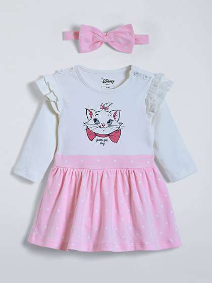 Hopscotch Marie
                    Aristocats Onesie Dress with Headband
