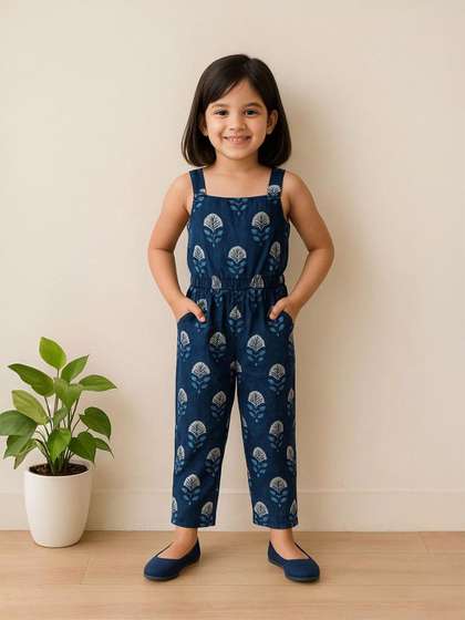 Urban Birdie Girls
                      Printed Basic Jumpsuit