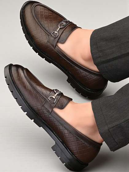 HERE&NOW Men
                          Textured Formal Shoes