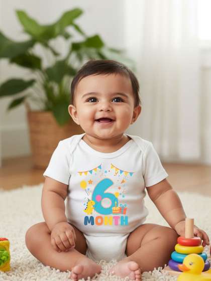 karmikh clothing &
                    lifestyle Kids White Cotton Printed Casual Jumpsuit