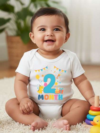 karmikh clothing &
                    lifestyle Unisex Kids White Round Neck Cotton
                    Jumpsuit