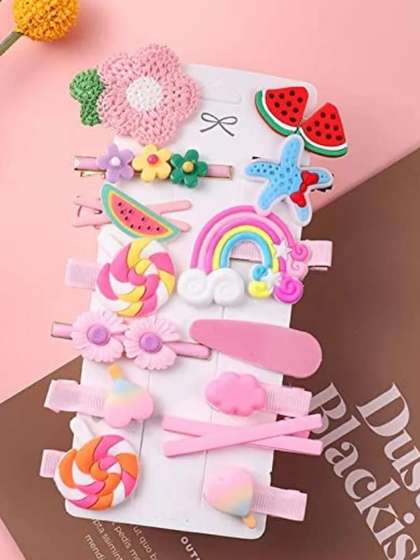 DIVASTRI Girls Set Of
                      14 Alligator Hair Clip