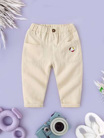 Xsole Boys Regular Fit
                    Chinos Trousers