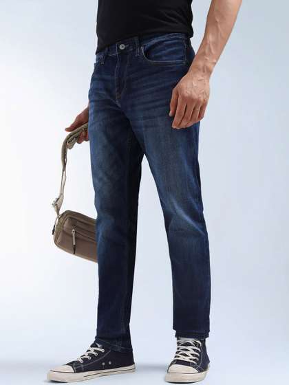 Flying Machine Men
                        Tapered Fit Mid-Rise Light Fade Stretchable
                        Jeans