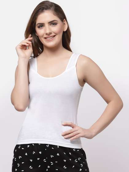 Floret Pack Of 2
                        Solid Super Combed Cotton Camisoles