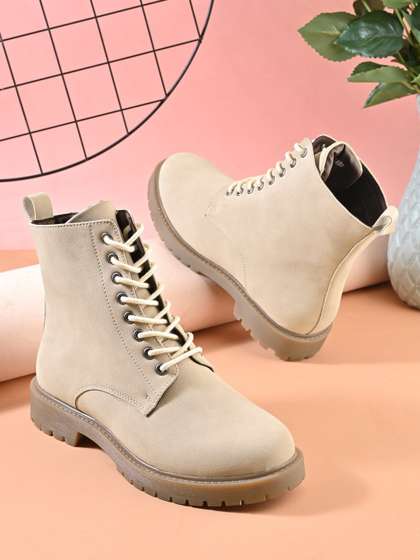 Women Lace-Up Boots