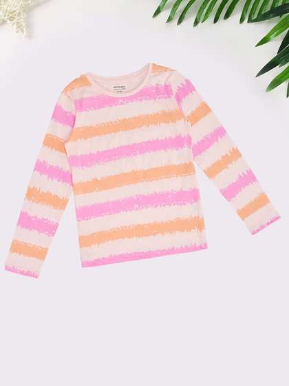 Pantaloons Junior Girls
                    Cotton Printed Regular Fit T-shirt