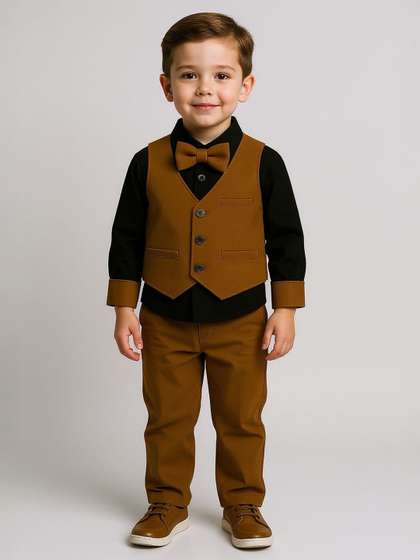 FABMYTRA Boys Pure
                      Cotton Suit
