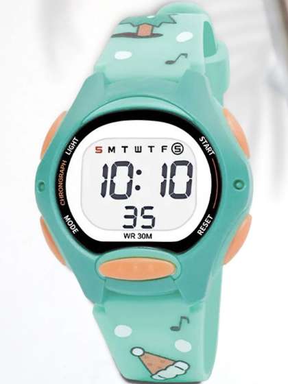 Otage Kids Digital LED
                    Backlight and Alarm Multi Function Watch 8207
                    LightGreen1