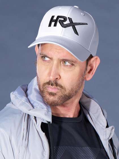 HRX by Hrithik Roshan
                    White Men Embroidered Cotton Baseball Cap