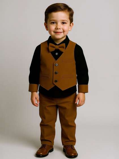 FABMYTRA Boys Pure
                      Cotton Suit