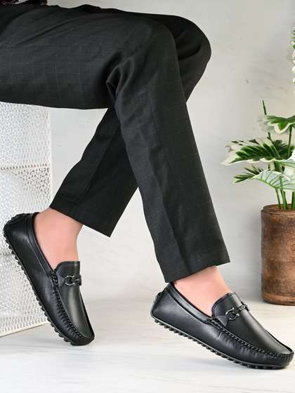 HERE&NOW Men
                        Black Formal Shoes
