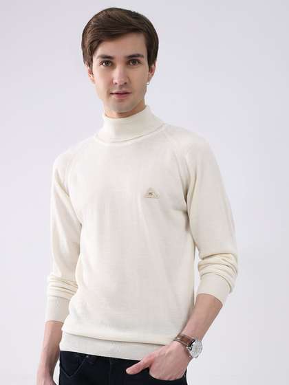 Monte Carlo Men
                          Turtle Neck Woollen Pullover Sweater
