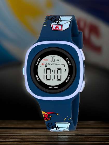 EWWE Unisex Kids Printed
                    Dial & Straps Digital Multi Function Watch 2207
                    Square-DarkBlue