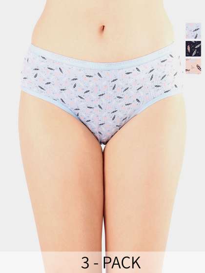 Bodycare Pack Of 3
                        Premium Assorted Self-Designed Cotton Mid-Rise
                        Basic Briefs - 5220