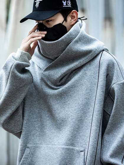 StyleCast x
                          Revolte Men Hooded Pullover Sweatshirt